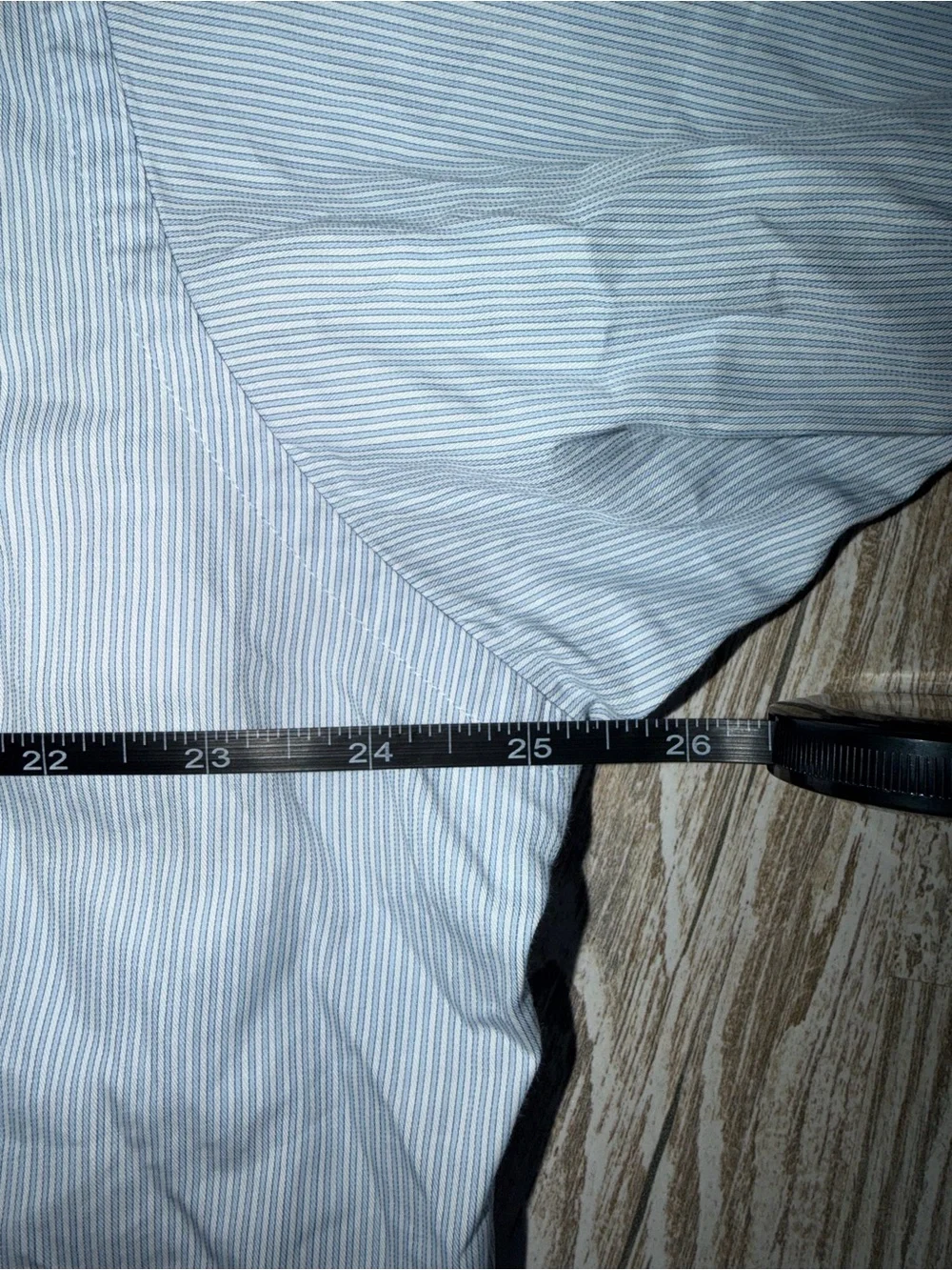 Vintage Gucci Light Blue Pinstripe Men’s Dress Shirt by Tom Ford